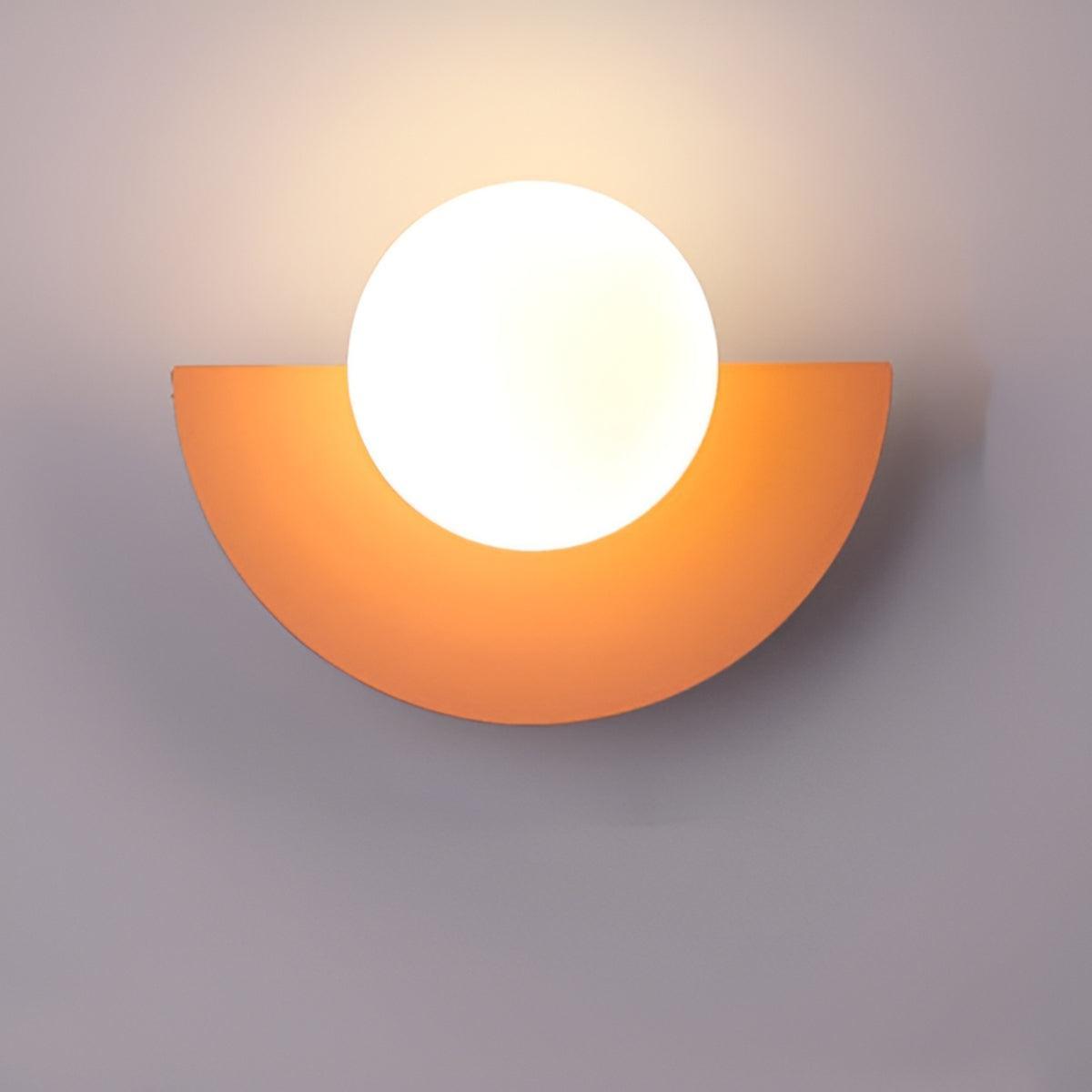 Crescent Bulb Wall Sconce Minimalist Ambient Light