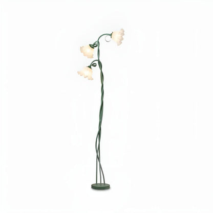 Floral Petal Floor Lamp Sculptural Multi-Head Design