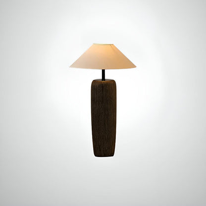 Ceramic Base Floor Lamp Ambient Light Sculptural Design