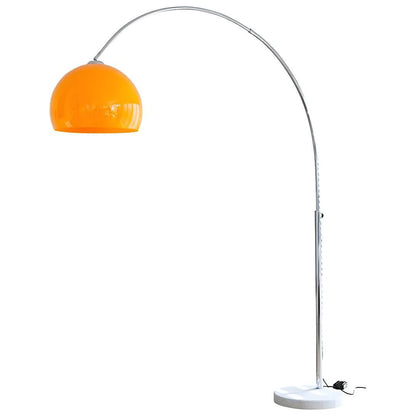 Modern Arc Floor Lamp Adjustable Height Weighted Base
