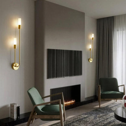 Dual Glow Bedside Wall Sconce Ambient and Accent Light