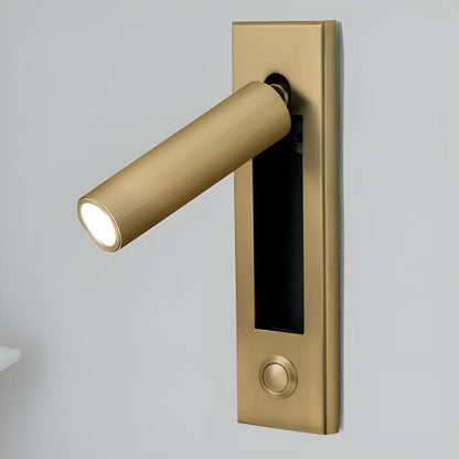Adjustable Wall Reading Light Fold-Away Bedside Sconce