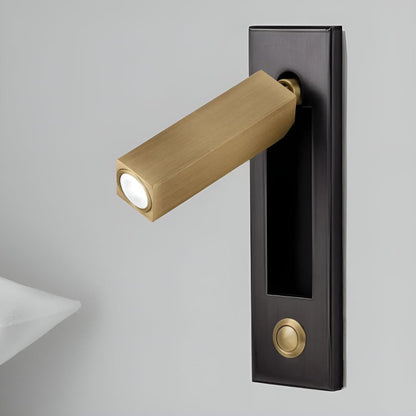 Adjustable Wall Reading Light Fold-Away Bedside Sconce