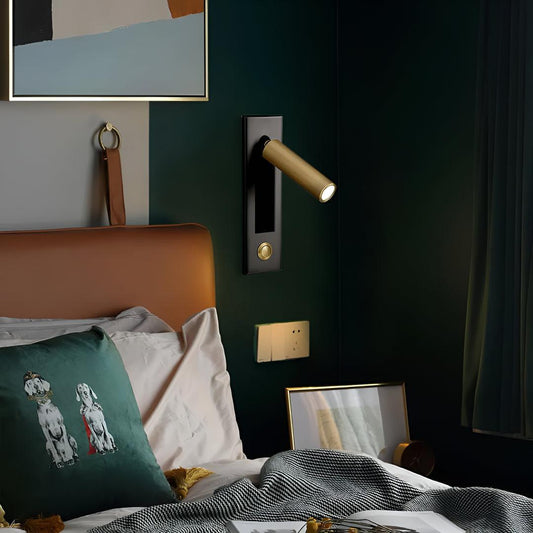 
Adjustable Wall Reading Light Fold-Away Bedside Sconce