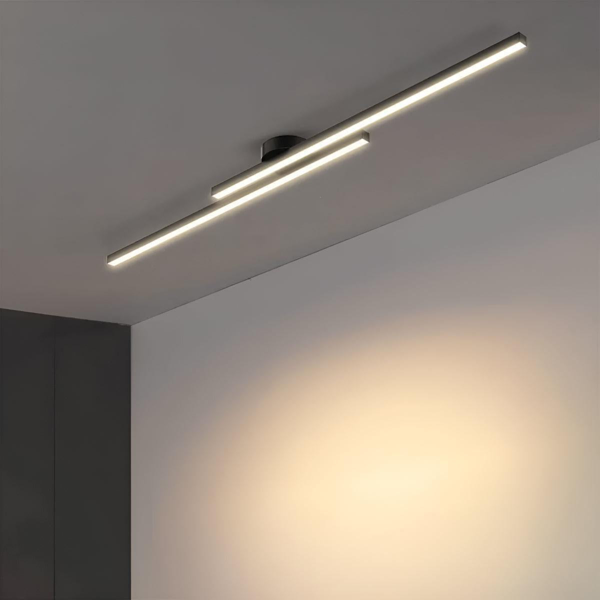 
Linear LED Ceiling Light Bar Slim Semi-Flush Fixture