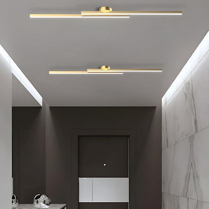 Linear LED Ceiling Light Bar Slim Semi-Flush Fixture