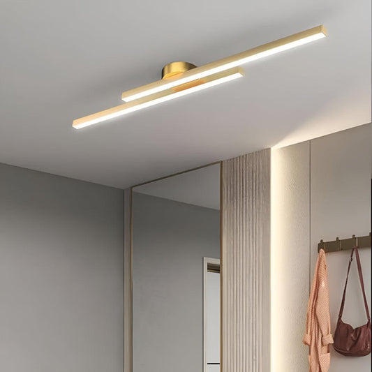 
Linear LED Ceiling Light Bar Slim Semi-Flush Fixture