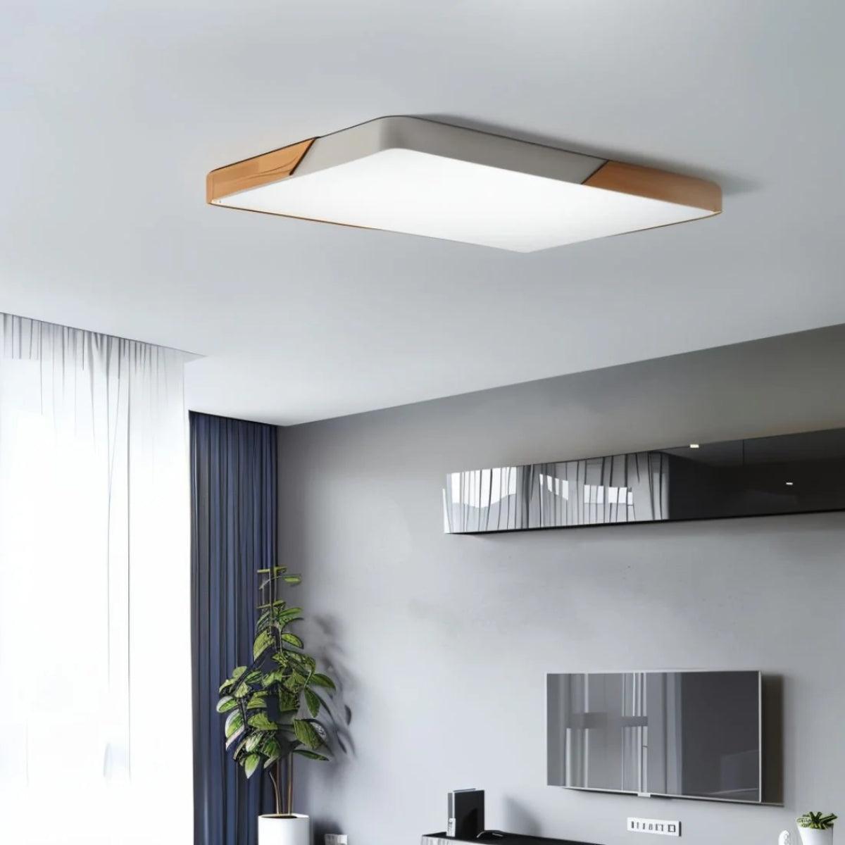 
Square Flush Mount Ceiling Light Low-Profile LED