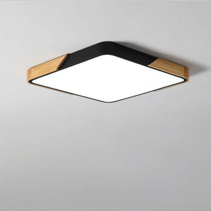 Square Flush Mount Ceiling Light Low-Profile LED