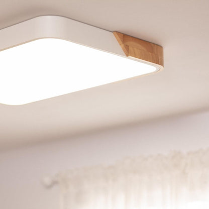 Square Flush Mount Ceiling Light Low-Profile LED