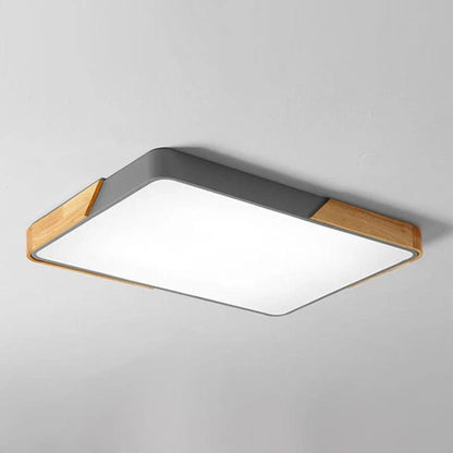Square Flush Mount Ceiling Light Low-Profile LED