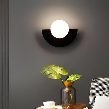 Crescent Bulb Wall Sconce Minimalist Ambient Light