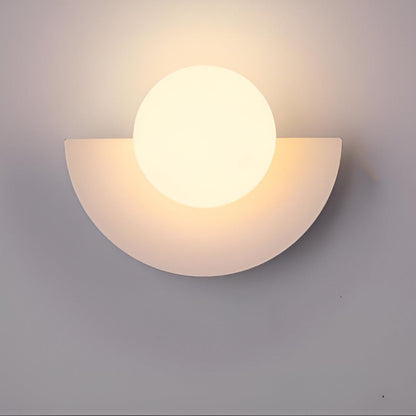 Crescent Bulb Wall Sconce Minimalist Ambient Light