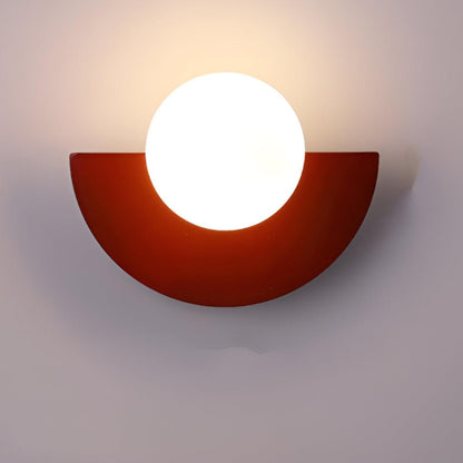 Crescent Bulb Wall Sconce Minimalist Ambient Light