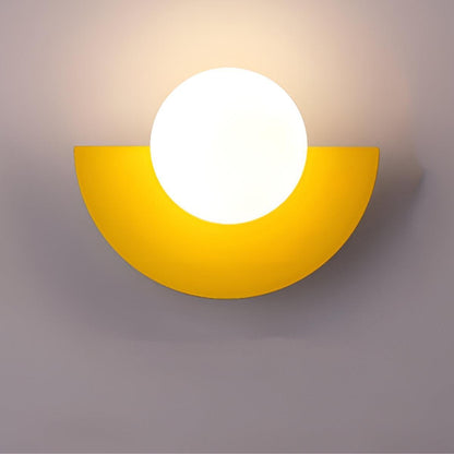 Crescent Bulb Wall Sconce Minimalist Ambient Light